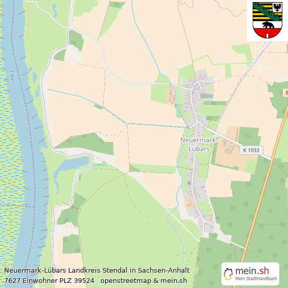Neuermark-Lbars  Lageplan